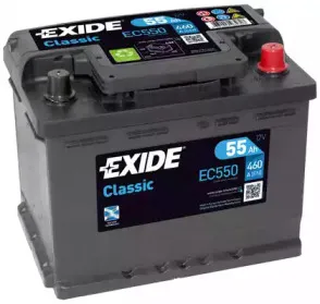 EC550 EXIDE Стартерная аккумуляторная батарея EC550 EXIDE Стартерная аккумуляторная батарея